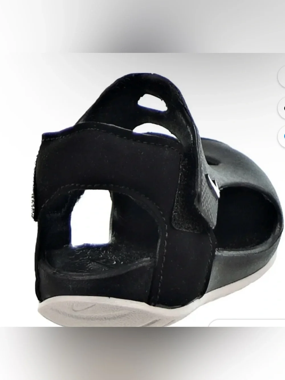 Toddler's Nike Sunray Protect 3 Sandals Black/White Size: 9C